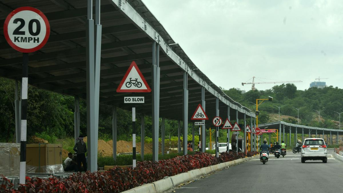 Cycle track solar pannel